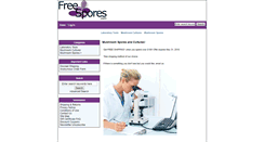 Desktop Screenshot of freespores.com